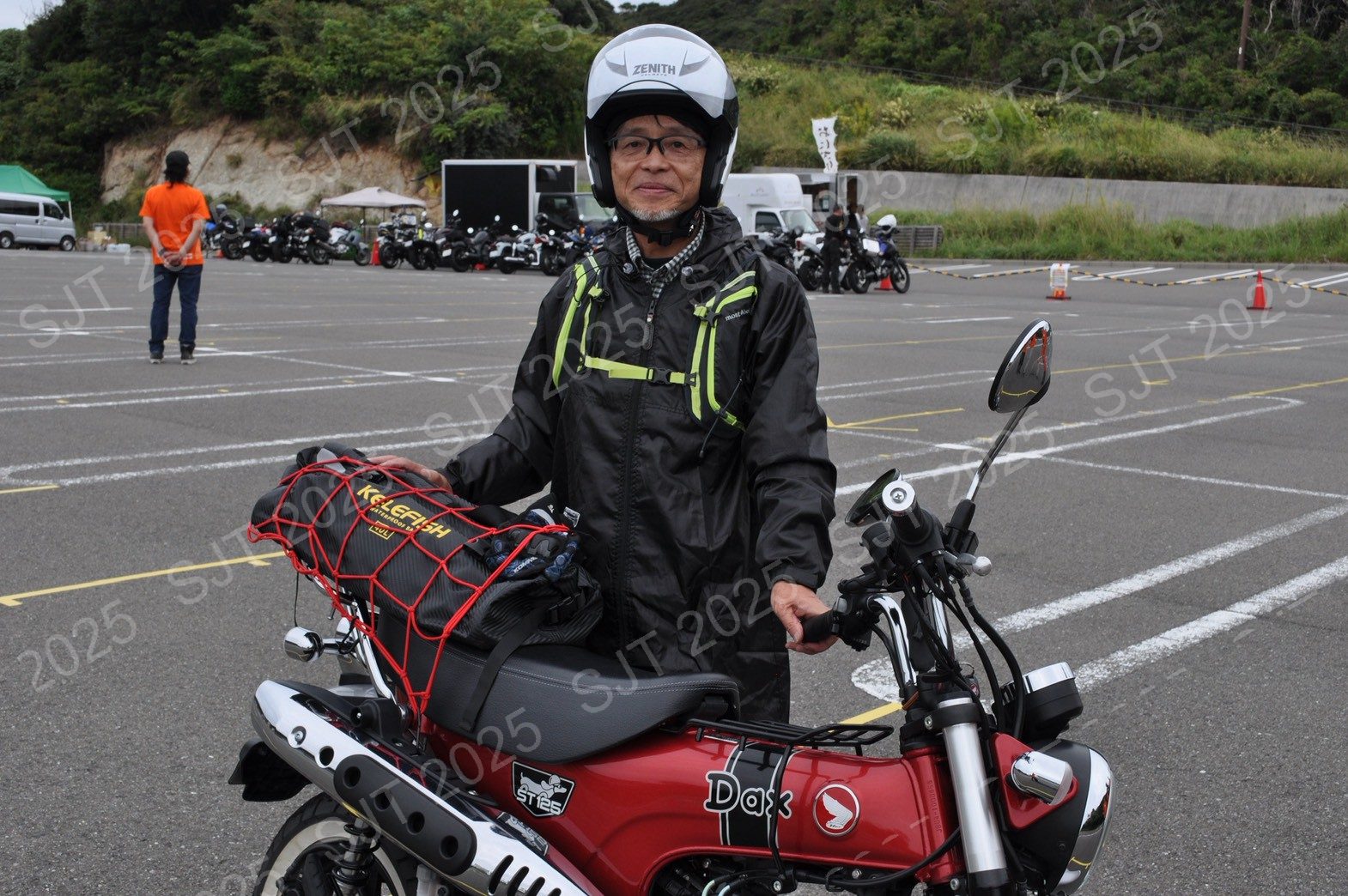 ライダーたちの走行