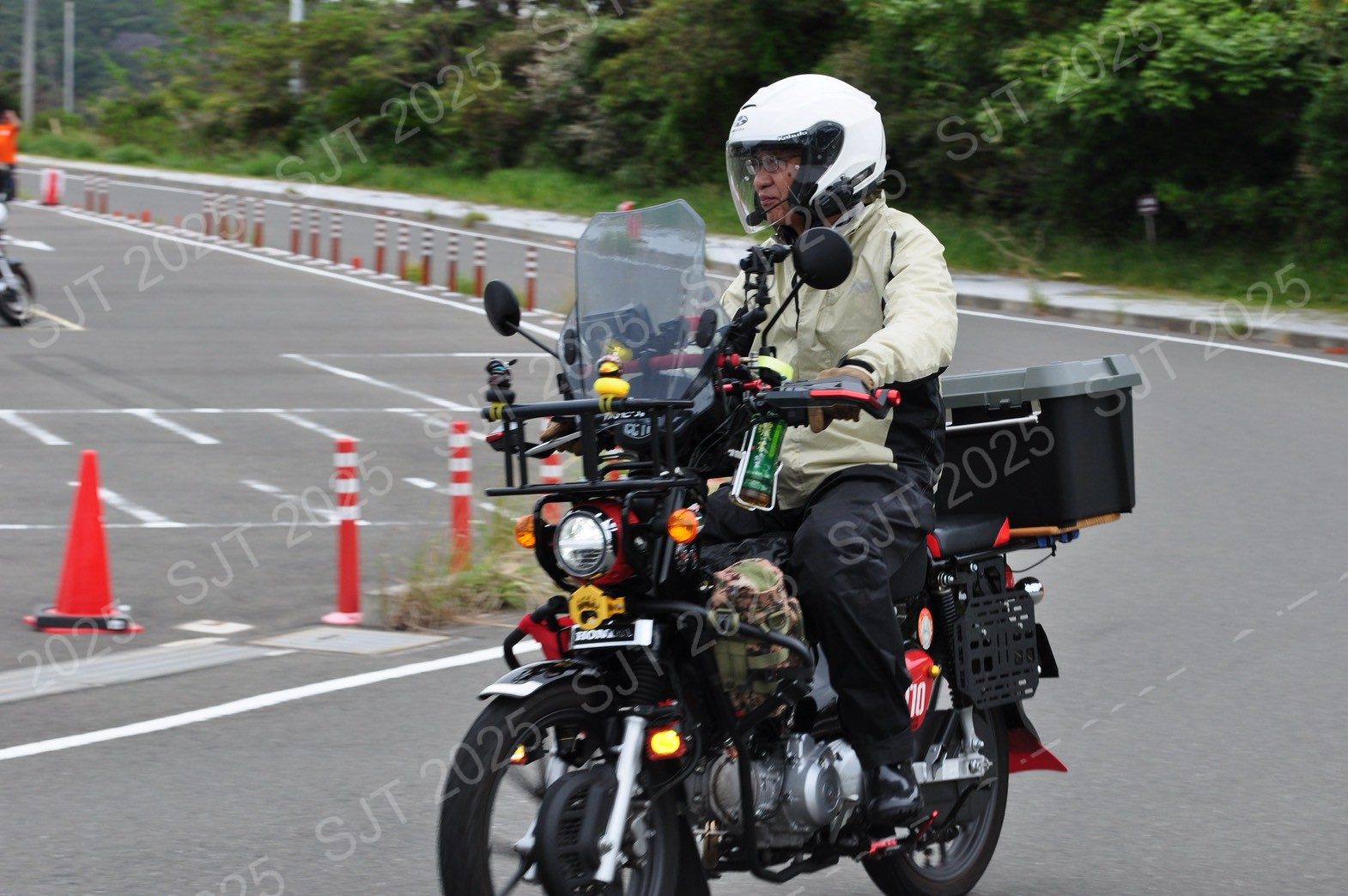 ライダーたちの走行